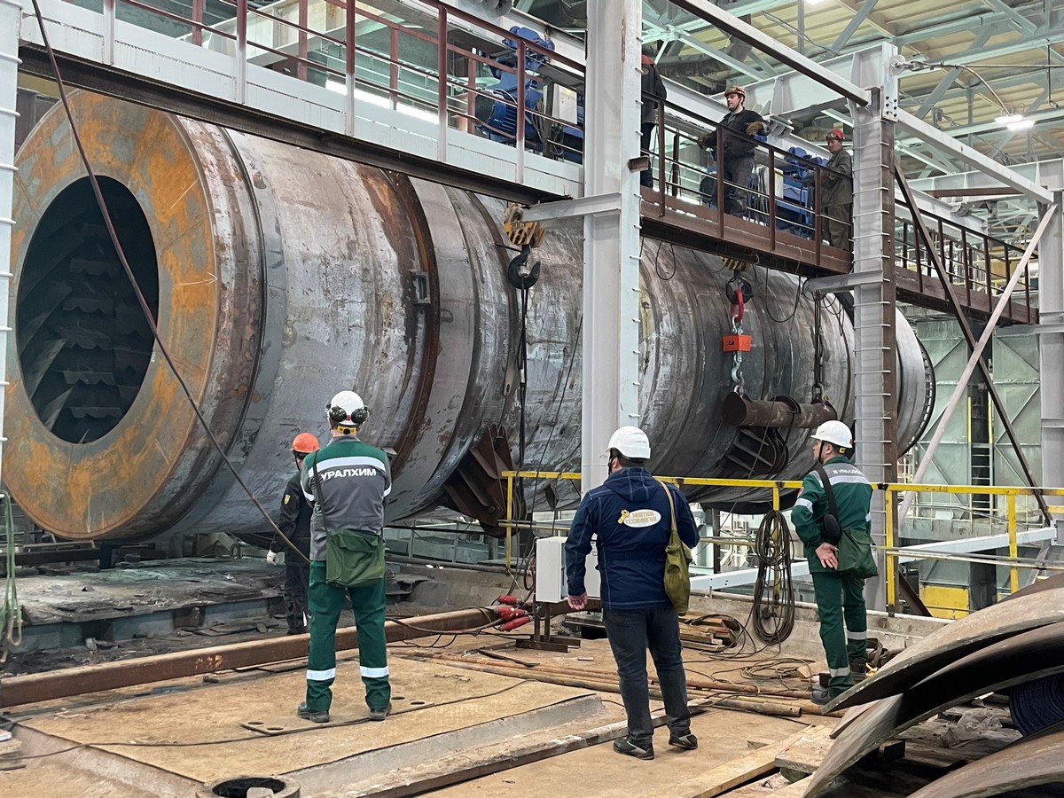 В филиале «КЧХК» «Уралхима» завершен остановочный ремонт в цехе сложных минеральных удобрений